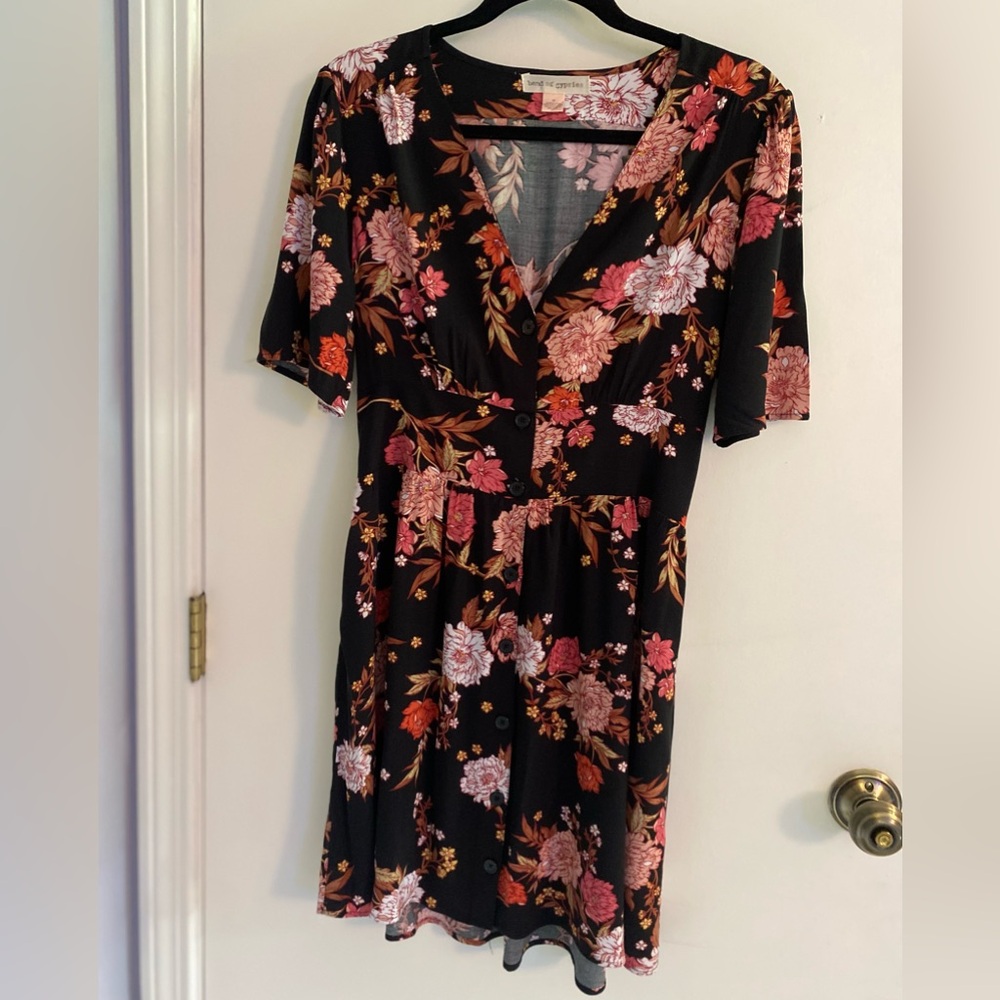 Band of Gypsies  Flutter Sleeve  Dress